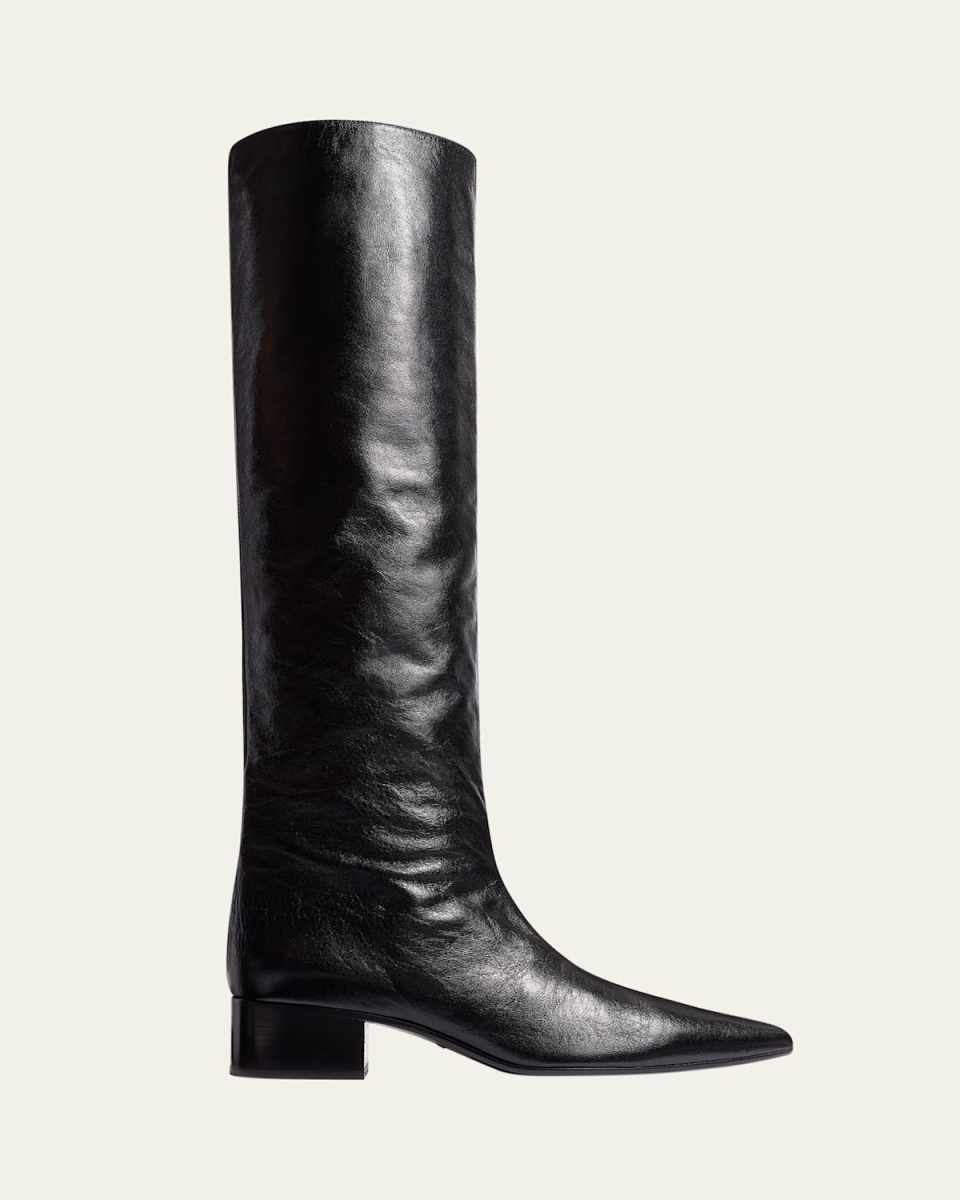 Andee Leather Knee Boots